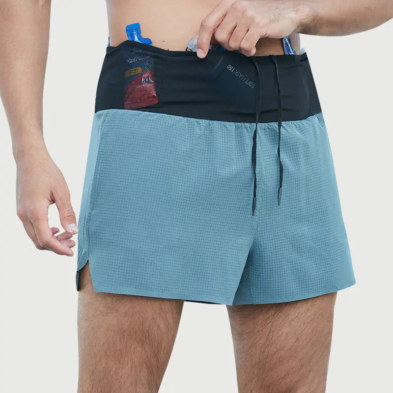 Performance Ready: Woven High-Waisted Athletic Shorts for Men