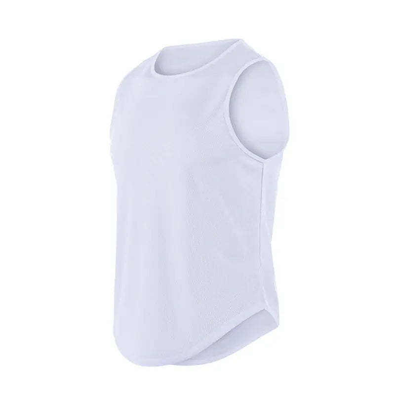 2024 Quick Drying Vest Men's Running Training Fitness Top Casual Quick Drying Portal Men's Sleeveless Sports Vest