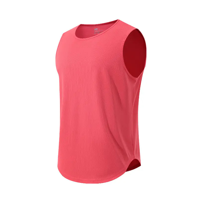 2024 Quick Drying Vest Men's Running Training Fitness Top Casual Quick Drying Portal Men's Sleeveless Sports Vest