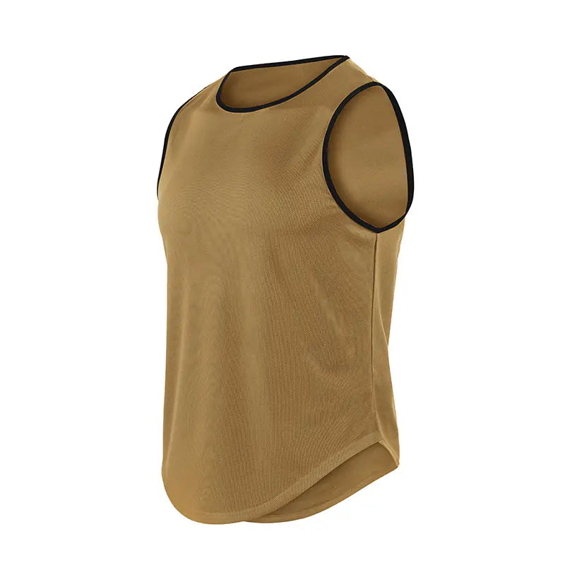 2024 Quick Drying Vest Men's Running Training Fitness Top Casual Quick Drying Portal Men's Sleeveless Sports Vest