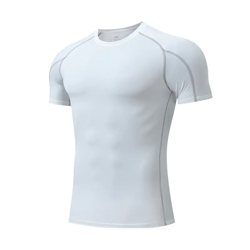 Fitness clothing men's PRO tight short-sleeved T-shirt marathon running sports elastic fast drying clothes training clothes