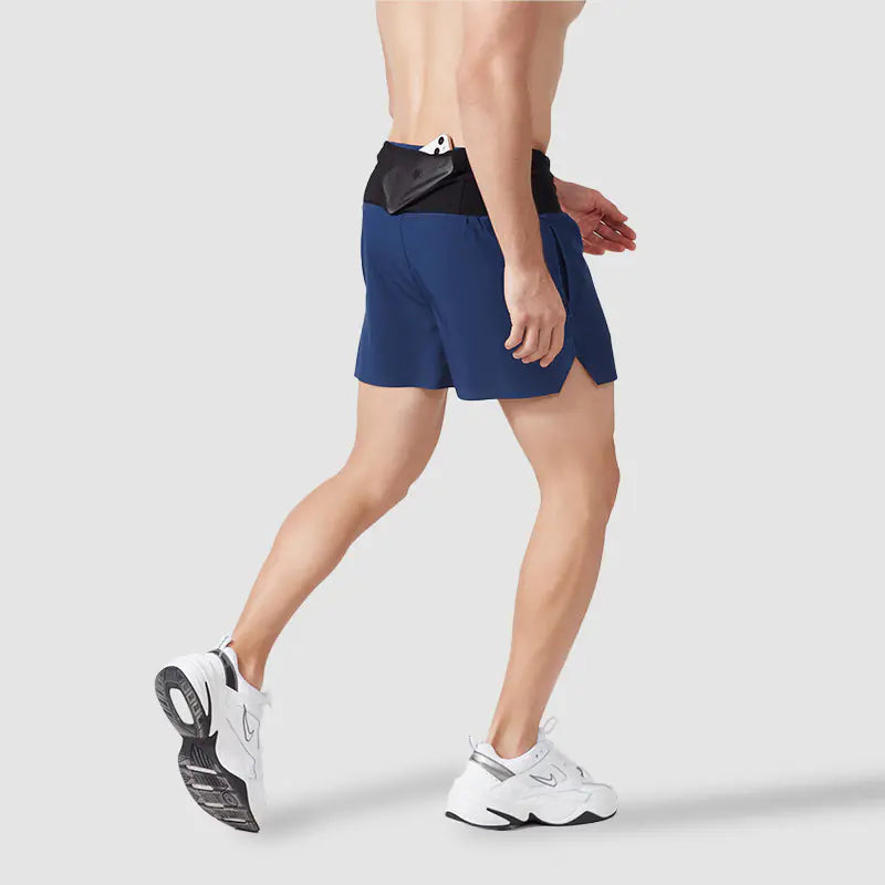 Performance Ready: Woven High-Waisted Athletic Shorts for Men