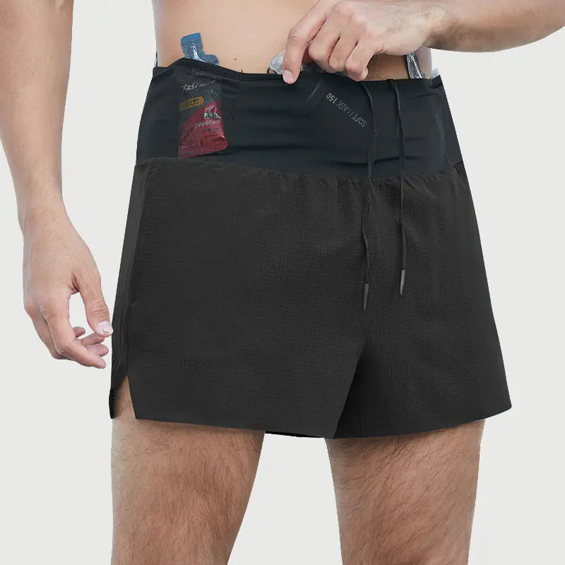 Performance Ready: Woven High-Waisted Athletic Shorts for Men
