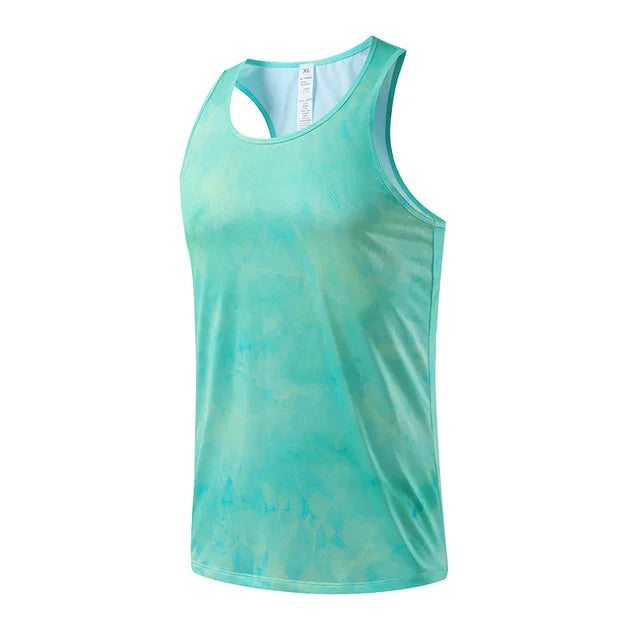 Marathon Running Vest Men Summer Sleeveless Tees Loose Exercise Quick-dry Breathable Tops Fitness Waistcoat Athletics Tracksuit